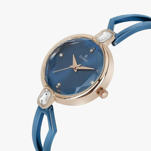 Aglance Tx1035 Exclusive Silver Gold Silver Dial Analog Women's Watch - Image 2